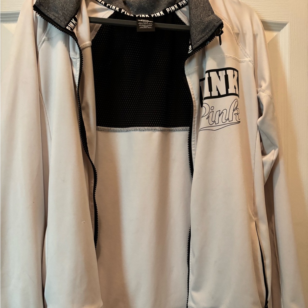 PINK Victoria's Secret Women's White  Jacket